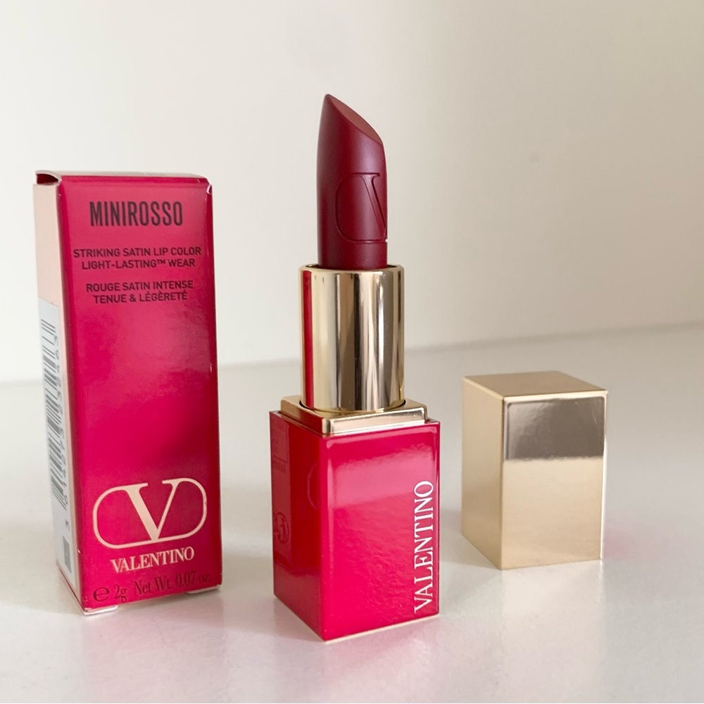 Valentino rouge satin lipstick intense long lasting